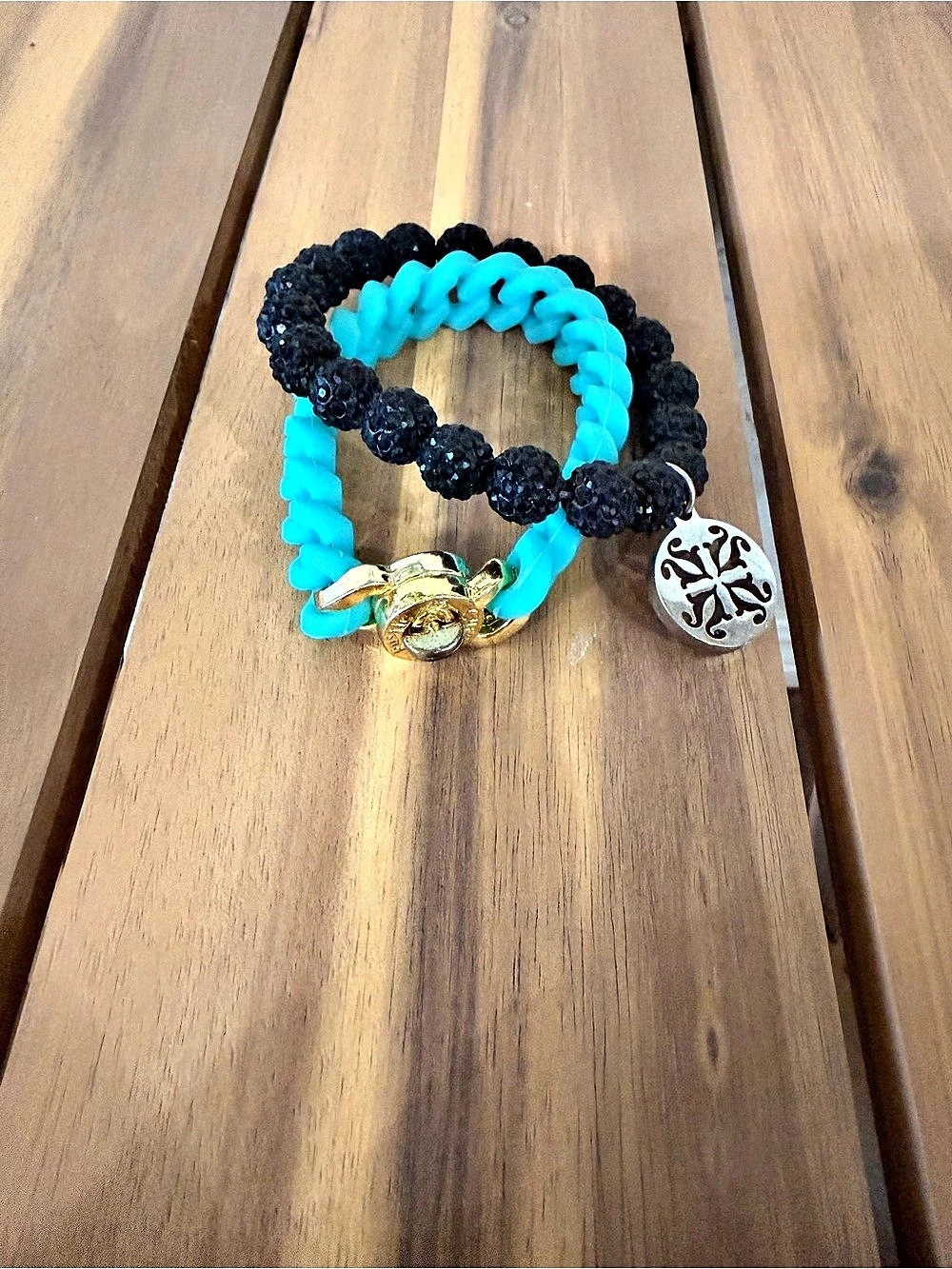 Rustic Cuff Black Emerson Bracelet